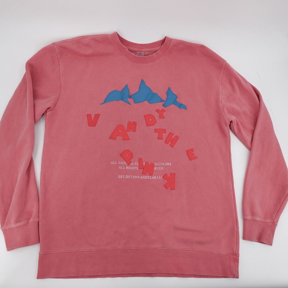 Vandy The Pink Sweatshirt XL Puff Print Graphic Independent Trading Company